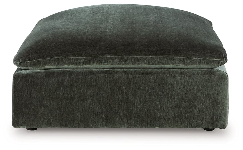 Carriage View Oversized Accent Ottoman
