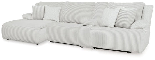 Top Tier 4-Piece Reclining Sectional with Chaise