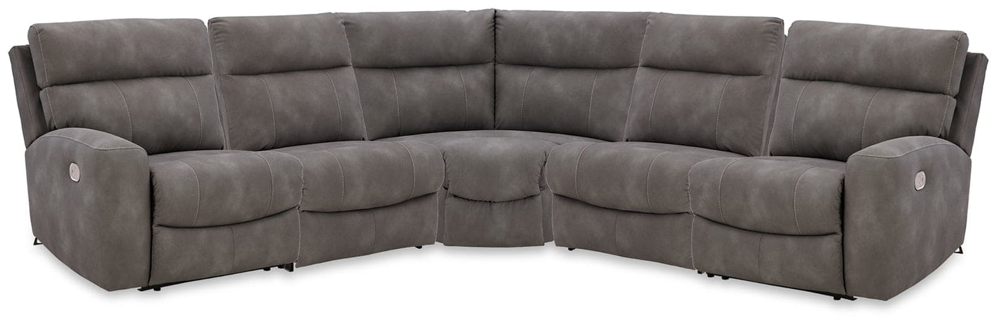 Next-Gen DuraPella 5-Piece Power Reclining Sectional