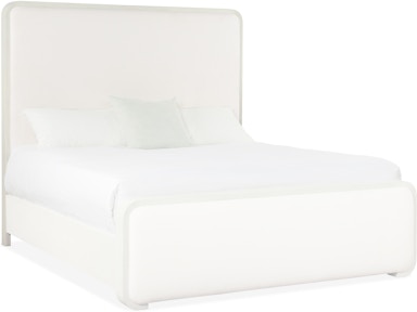 Hooker Furniture Bedroom Serenity Ashore Cal King Upholstered Panel Bed