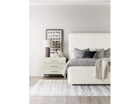 Hooker Furniture Bedroom Serenity Ashore Cal King Upholstered Panel Bed