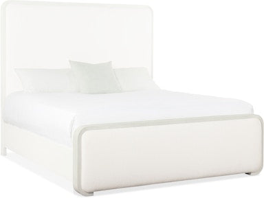 Hooker Furniture Bedroom Serenity Ashore Cal King Upholstered Panel Bed
