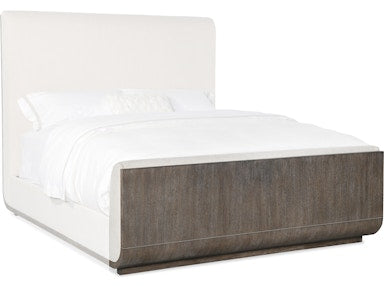 Hooker Furniture Bedroom Modern Mood Cal King Upholstered Panel Bed