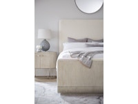 Hooker Furniture Bedroom Modern Mood King Upholstered Panel Bed
