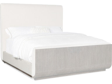 Hooker Furniture Bedroom Modern Mood Cal King Upholstered Panel Bed