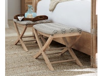 Hooker Furniture Bedroom Retreat Camp Stool Bed Bench