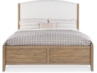 Hooker Furniture Bedroom Vineyard Row King Upholstered Bed