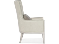 Hooker Furniture Living Room Kyndall Club Chair with Accent Pillow