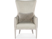 Hooker Furniture Living Room Kyndall Club Chair with Accent Pillow