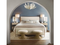Hooker Furniture Bedroom Westwood Queen Upholstered Metal Bed