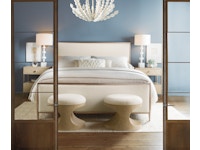 Hooker Furniture Bedroom Westwood Queen Upholstered Metal Bed