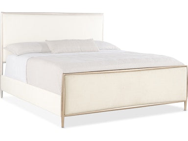 Hooker Furniture Bedroom Westwood Queen Upholstered Metal Bed
