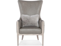 Hooker Furniture Living Room Kyndall Club Chair with Accent Pillow