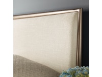 Hooker Furniture Bedroom Westwood King Upholstered Metal Bed