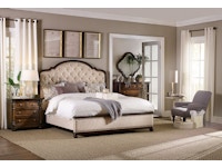 Hooker Furniture Bedroom Leesburg Queen Upholstered Bed