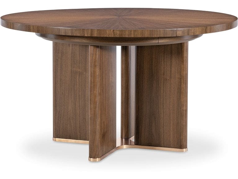 Hooker Furniture Casual Dining Eleana Round Dining Table with One 20-inch Leaf