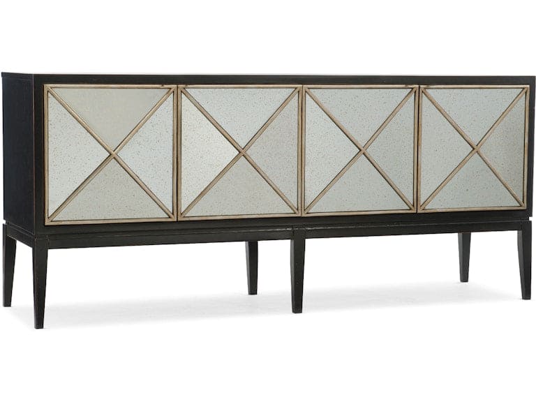 Hooker Furniture Living Room Melange Jova Four-Door Credenza