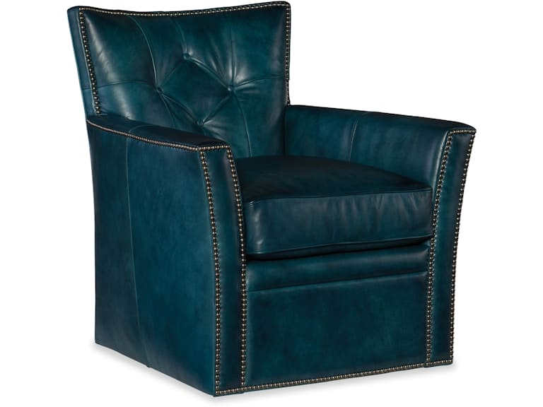 Hooker Furniture Living Room Conner Swivel Club Chair