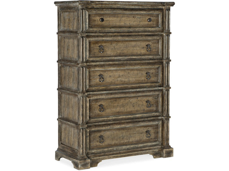 Hooker Furniture Bedroom La Grange Ross Prairie Five Drawer Chest
