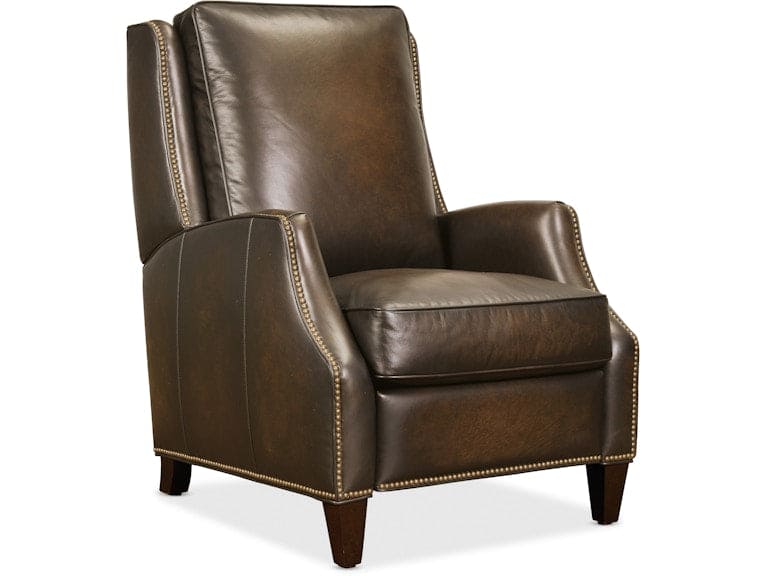 Hooker Furniture Living Room Kerley Manual Push Back Recliner