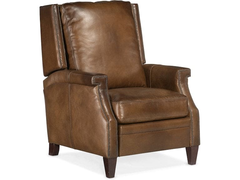 Hooker Furniture Living Room Collin Manual Push Back Recliner