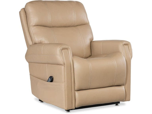 Hooker Furniture Living Room Carroll Power Recliner with Power Headrest, Lumbar & Lift