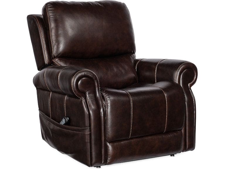 Hooker Furniture Living Room Eisley Power Recliner w/PH,Lumbar,and Lift