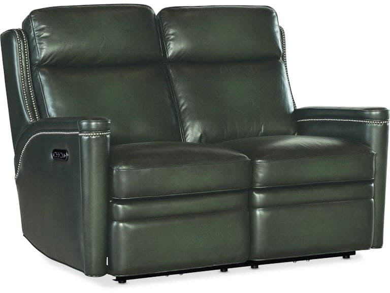 Hooker Furniture Living Room Hamilton Power Loveseat w/Power Headrest
