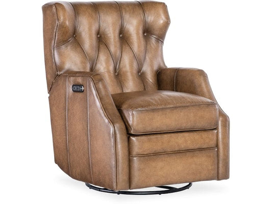 Hooker Furniture Living Room Henderson Power Swivel Glider Recliner