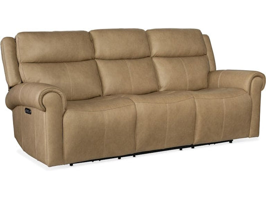 Hooker Furniture Living Room Oberon Zero Gravity Power Sofa with Power Headrest