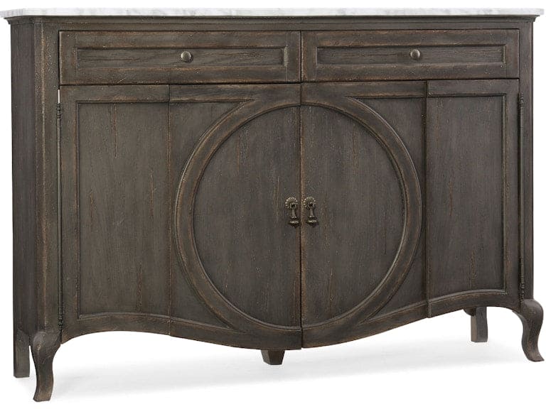 Hooker Furniture Living Room Melange Four-Door Two-Drawer Credenza