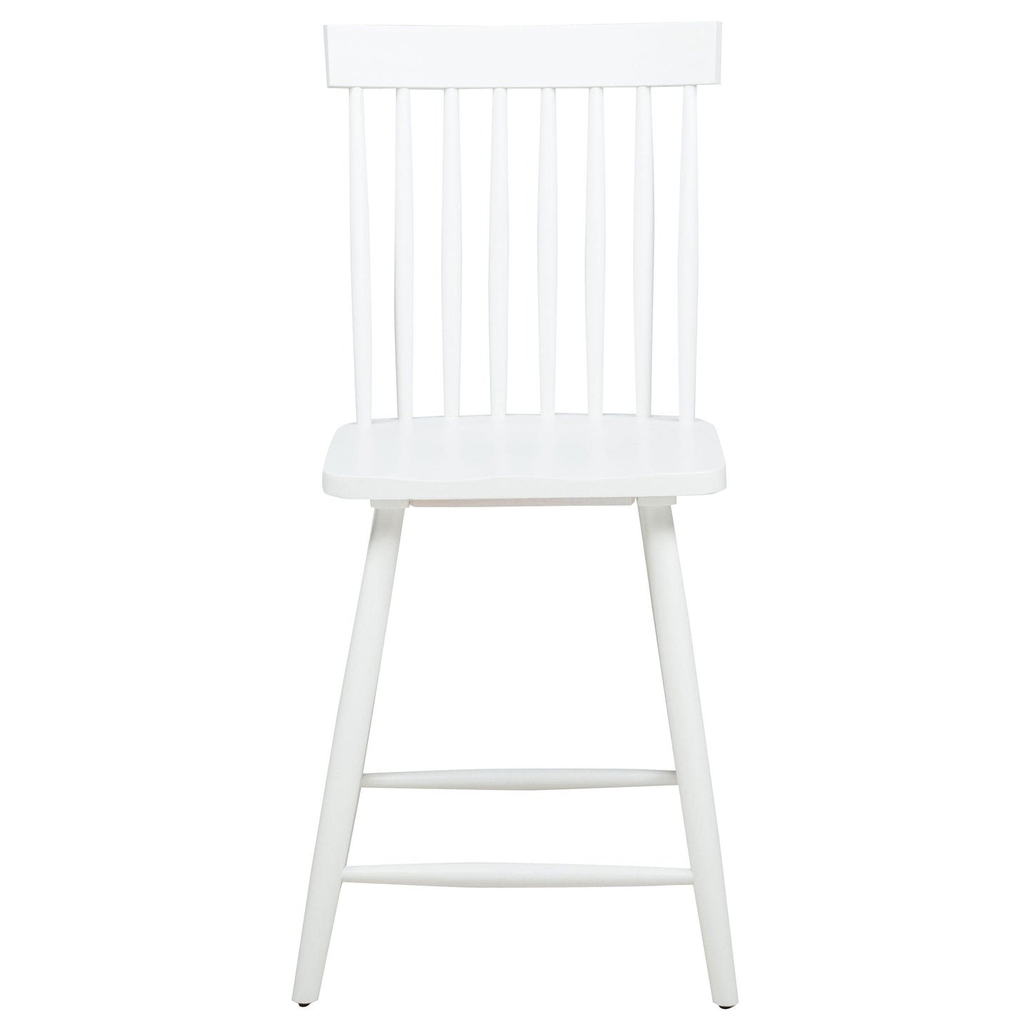 Andrews Windsor Counter Height Dining Side Chair White (Set of 2)
