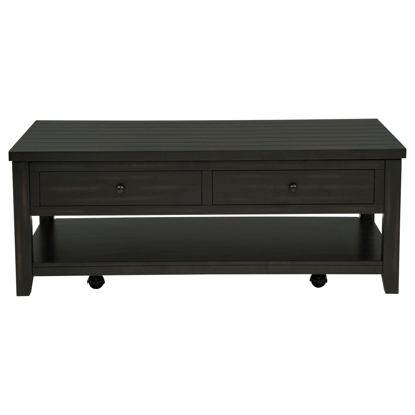 Payne 48-inch Mobile Lift Top Coffee Table Distressed Java