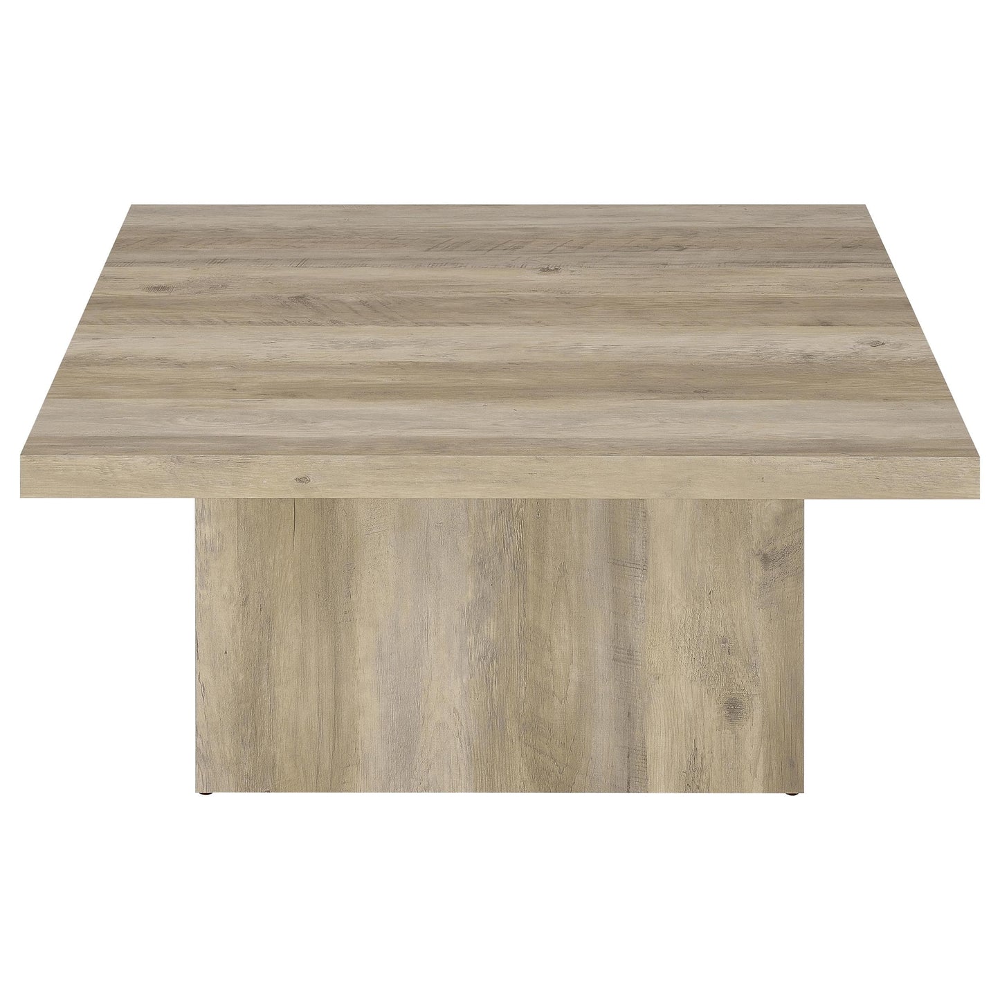 Devar 3-piece Square Coffee End Table Set Distressed Pine