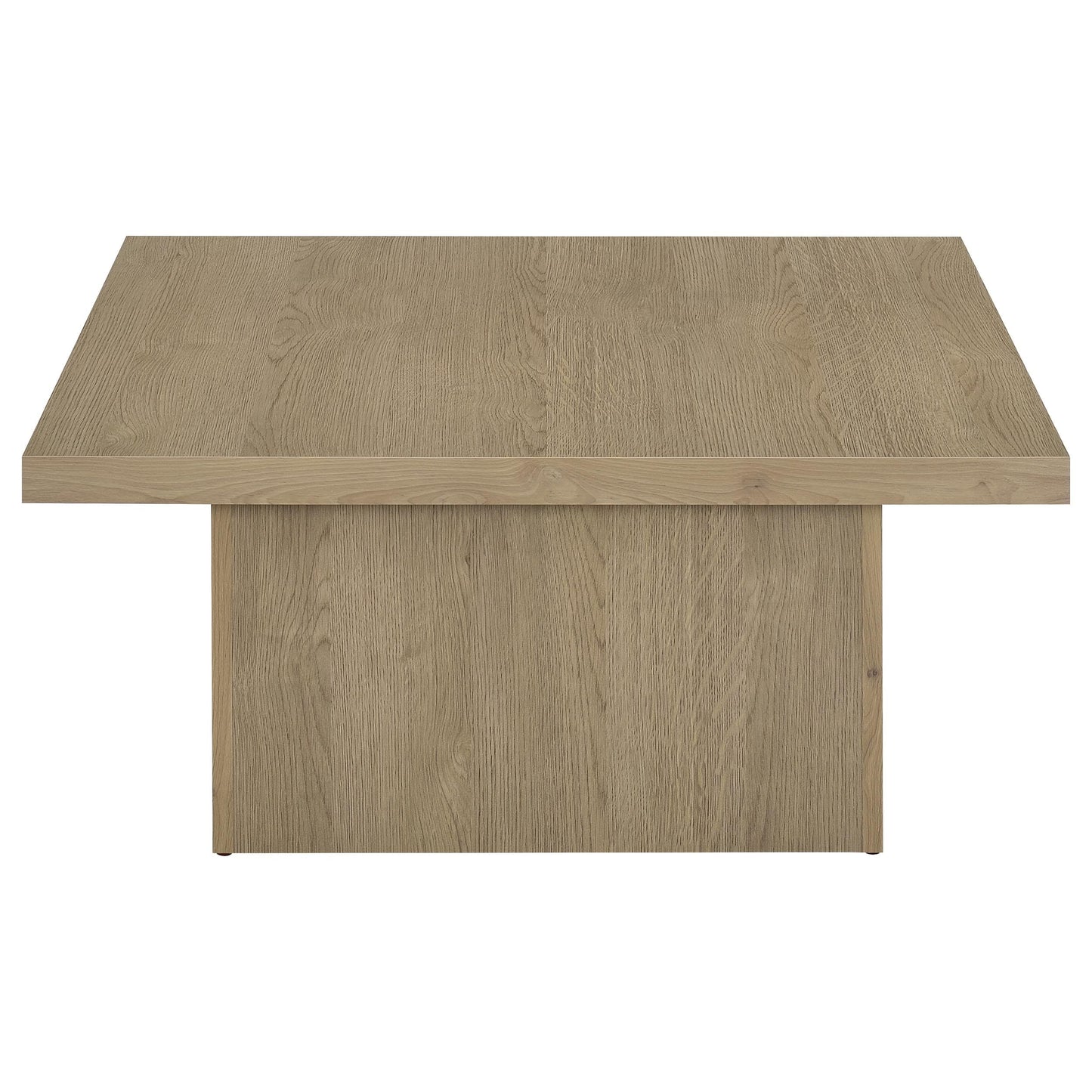 Devar 3-piece Square Cocktail Coffee End Table Set Latte