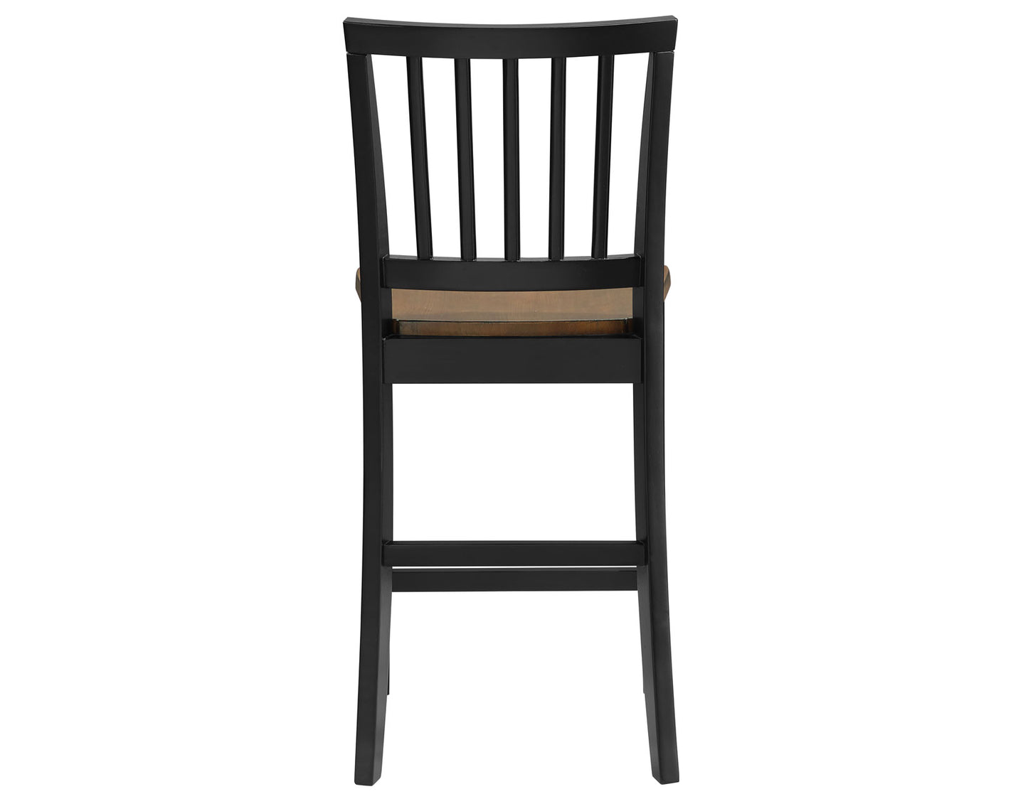 Joplin Solid Wood 24″ Farmhouse Counter Stool, Walnut and Ebony Finish (Copy)