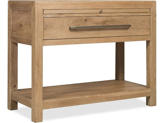 Hooker Furniture Bedroom Driftwood One-Drawer Nightstand with Stone