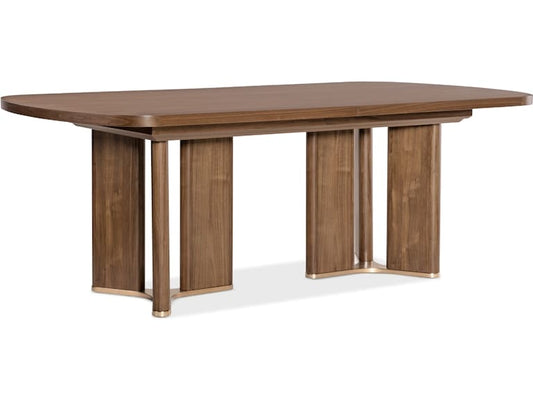 Hooker Furniture Casual Dining Eleana Rectangle Dining Table with Two 20-inch Leaves