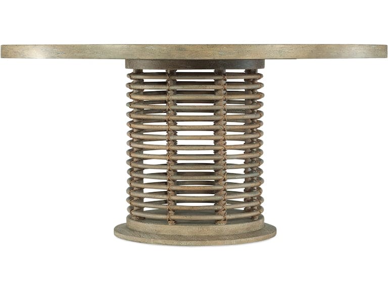 Hooker Furniture Casual Dining Surfrider 60in Rattan Round Dining Table