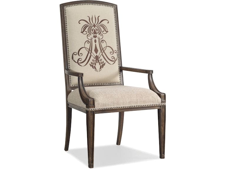 Hooker Furniture Casual Dining Rhapsody Insignia Arm Chair - 2 per carton/price ea