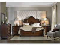 Hooker Furniture Bedroom Leesburg King Poster Bed