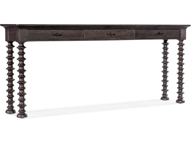 Hooker Furniture Living Room Big Sky Turned Leg Sofa Table