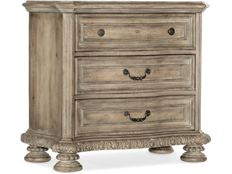 Hooker Furniture Bedroom Castella Three Drawer Nightstand