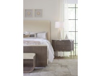 Hooker Furniture Bedroom Modern Mood Cal King Upholstered Panel Bed