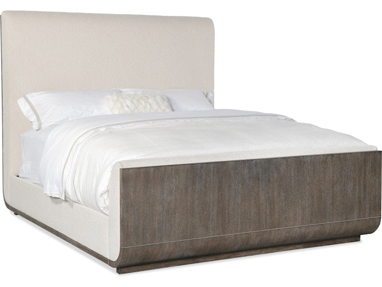 Hooker Furniture Bedroom Modern Mood King Upholstered Panel Bed