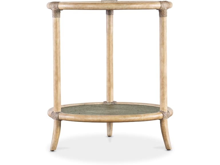 Hooker Furniture Living Room Retreat Raffia End Table