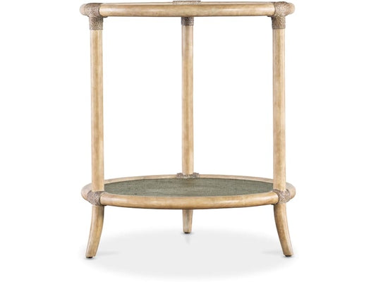 Hooker Furniture Living Room Retreat Raffia End Table