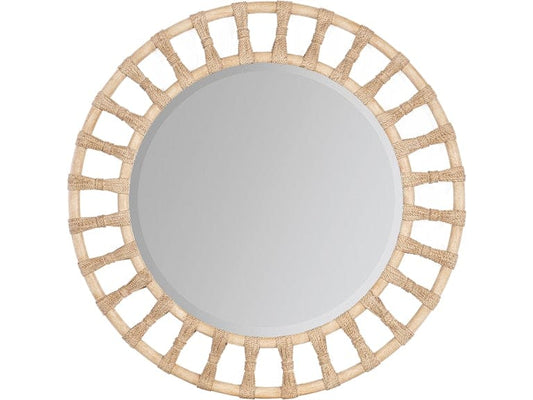 Hooker Furniture Bedroom Retreat Pole Rattan Accent Mirror