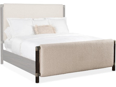 Hooker Furniture Bedroom Retreat King Upholstered Panel Bed