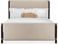 Hooker Furniture Bedroom Retreat King Upholstered Panel Bed